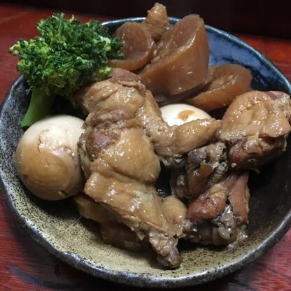 お酢でさっぱりと美味しくいただけました。お肉もほろほろと柔らかくなり、大根にも味が良くしみていて、ご飯が良く進みました。